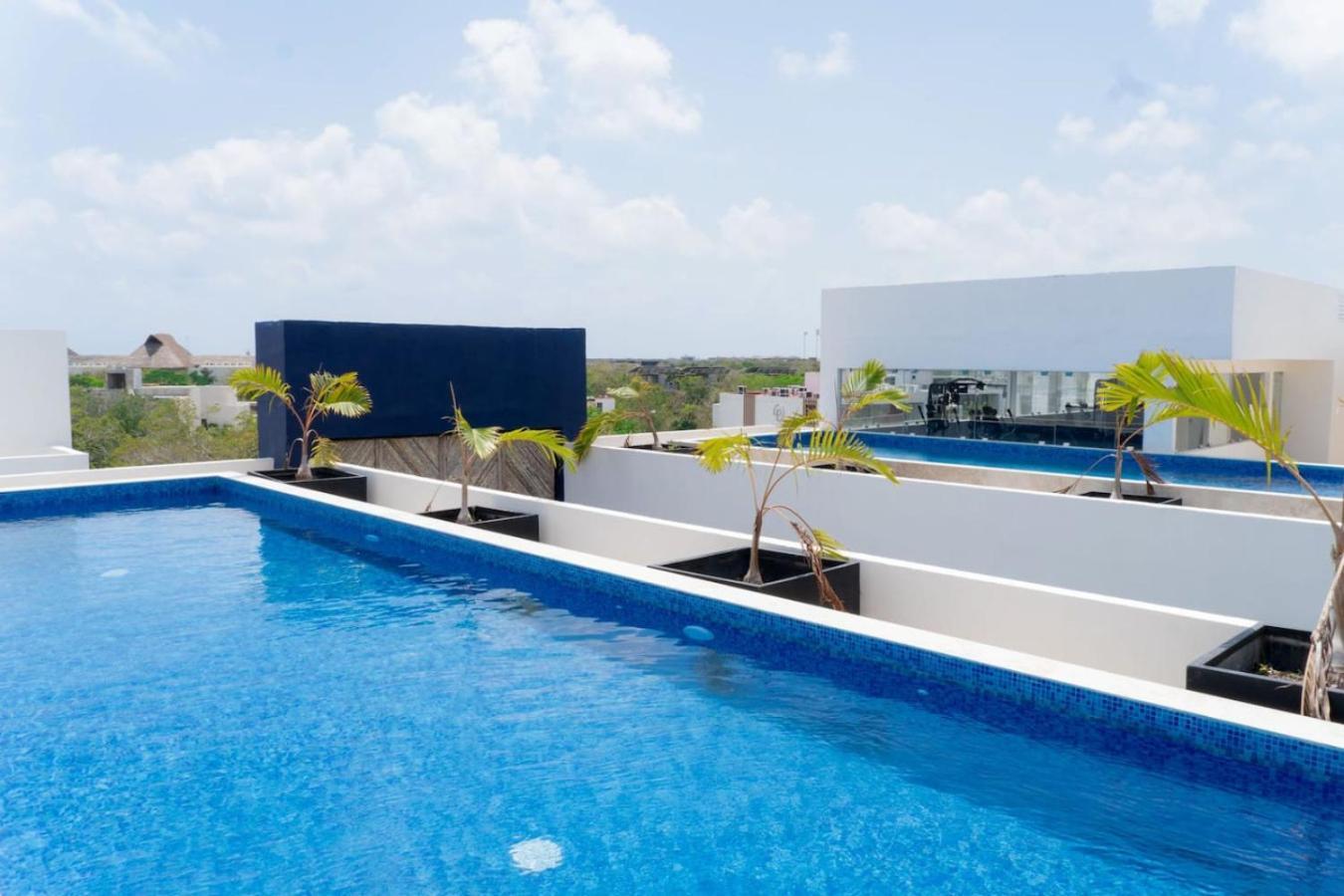 Lux 2 Bd With Balcony And Rooftop Pool At Aldea Zama Apartment Tulum